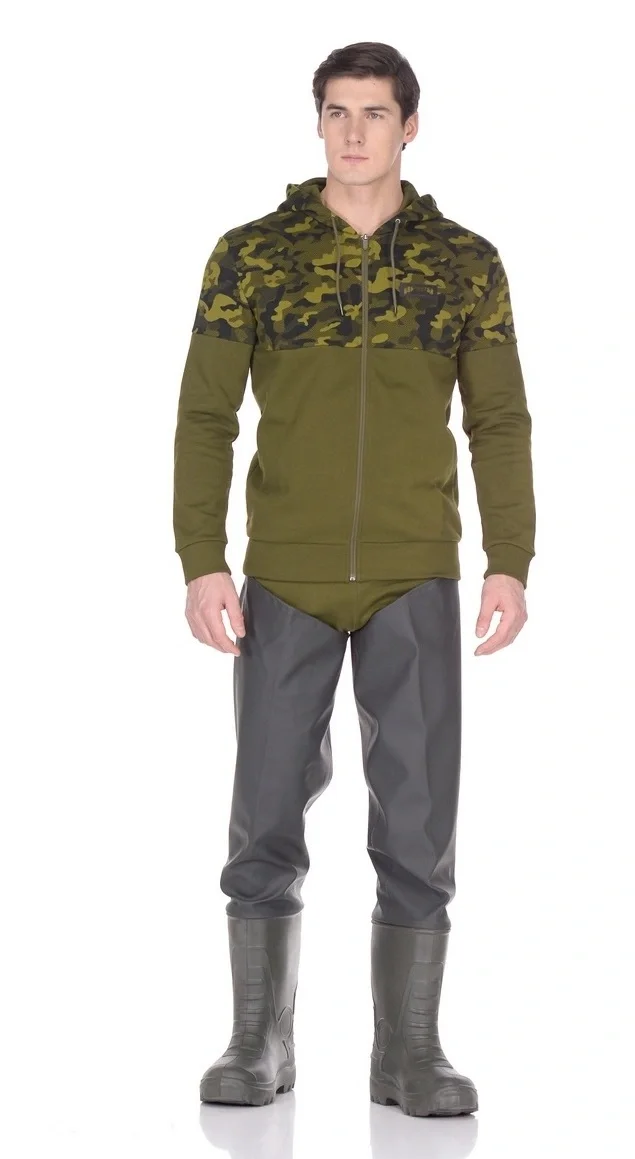 Сапоги рыбацкие ЭВА/ВИНИТОЛ 961-30Р CLASS FISHER (SPECI.ALL) мужские, утепленные, оливковые (-30°С) - фото 1