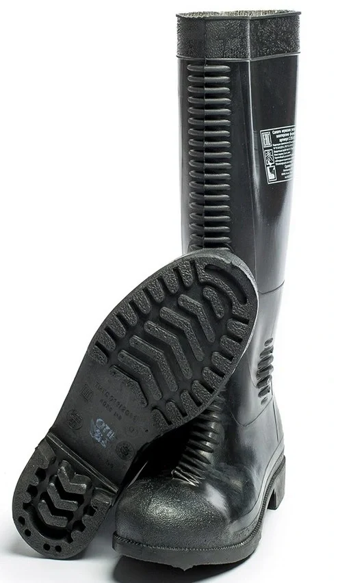 Сапоги резиновые шахтерские С193/3 (ТЗРО) мужские, мет.подносок и мет.стелька, чёрные - фото 2