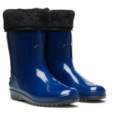 Сапоги ПВХ модель 260У (ДЮНА) женские, утепленные, синие - фото 1