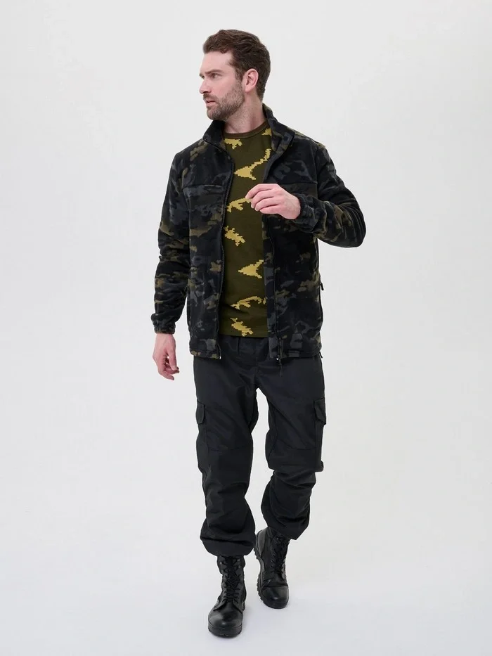 Толстовка C2MC0201, Флис цвет Черный Катонс - фото 3