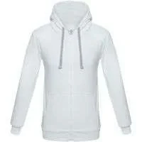 Толстовка на молнии с капюшоном Unit Siverga, белая РАСПРОДАЖА 20% - фото 1
