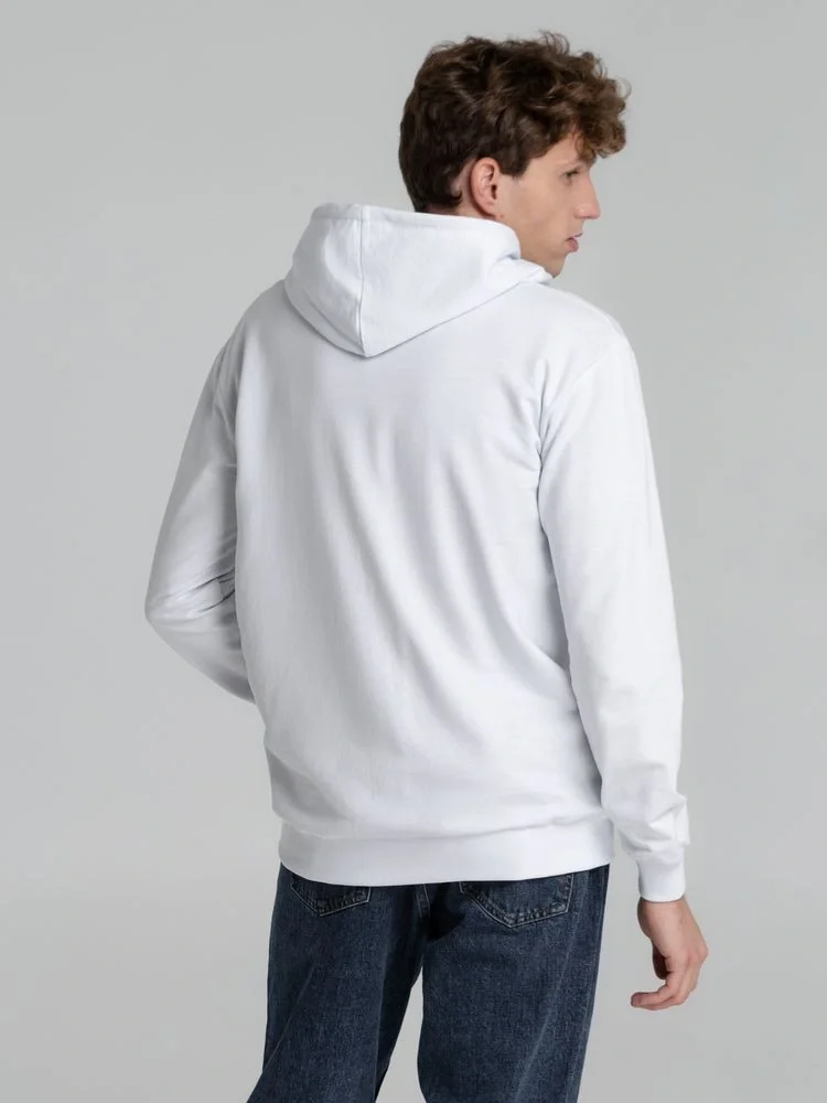 Толстовка на молнии с капюшоном Unit Siverga, белая РАСПРОДАЖА 20% - фото 16