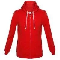 Толстовка на молнии с капюшоном Unit Siverga, красная - фото 1