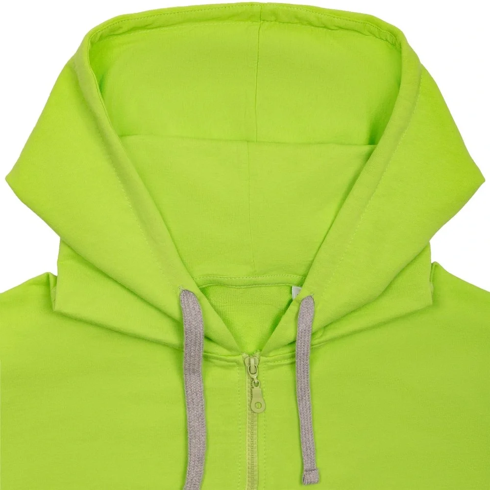 Толстовка на молнии с капюшоном Unit Siverga, зеленое яблоко - фото 5