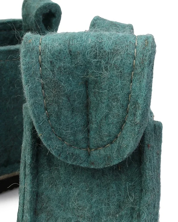 Валенки шитые "Валеши укороченные 4331" с подошвой ЭВА, мятный - фото 2