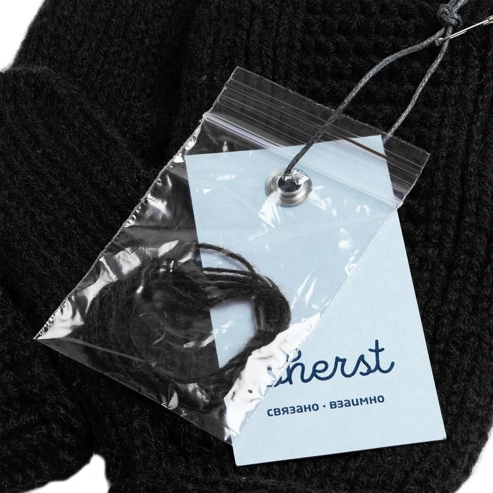 Варежки Brugge, черные - фото 12