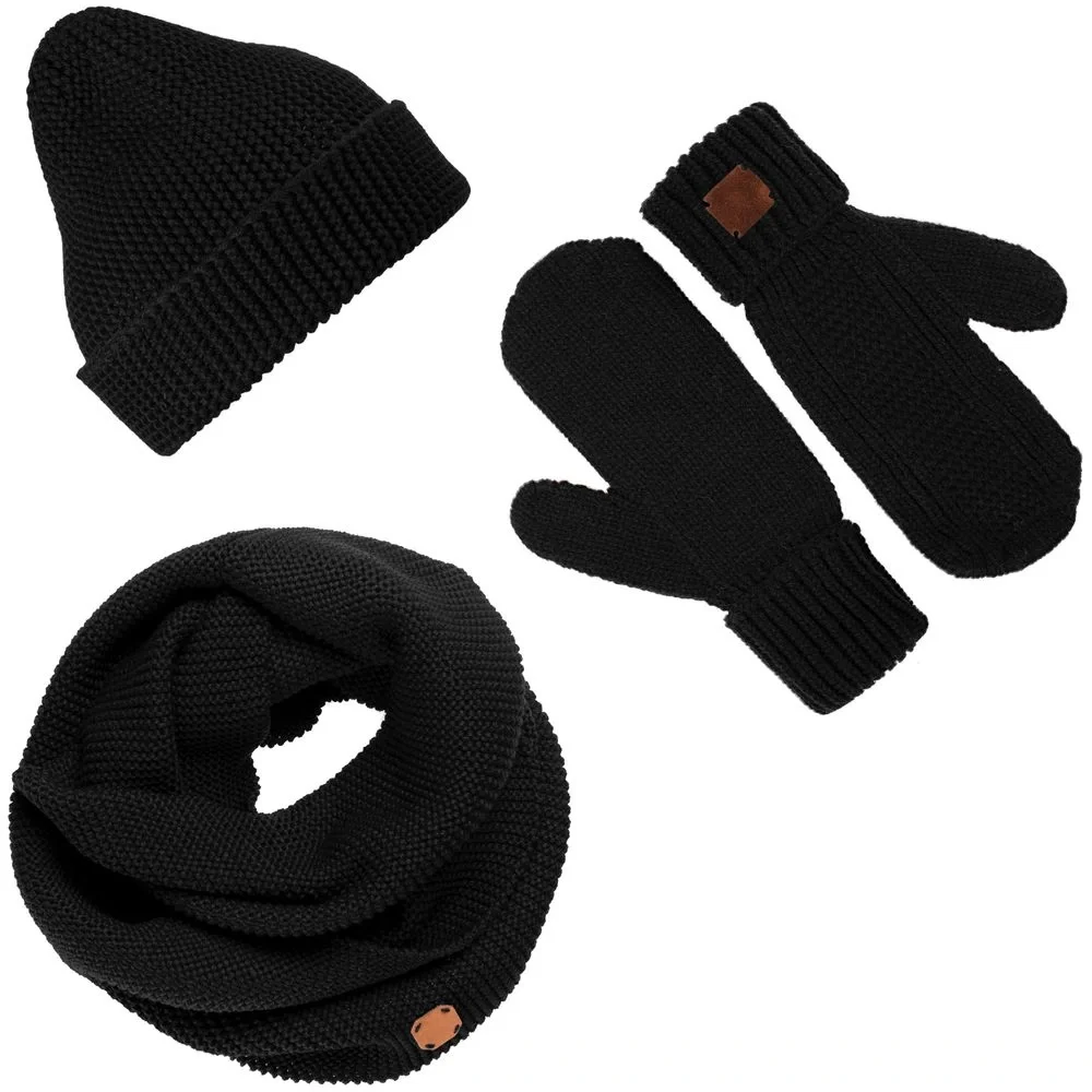 Варежки Brugge, черные - фото 14