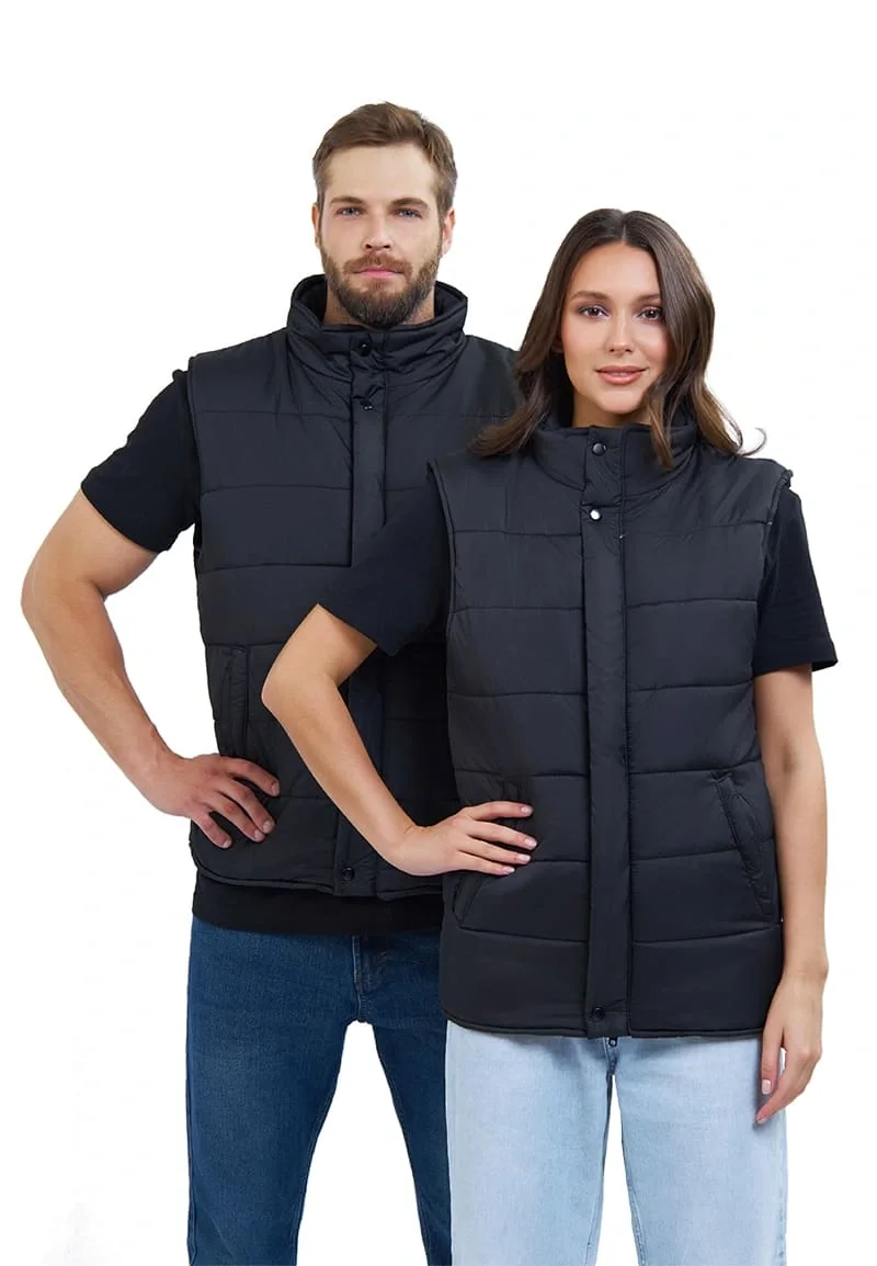 Жилет утепленный "РАПИД" цвет: черный, ткань: Дюспо - фото 1