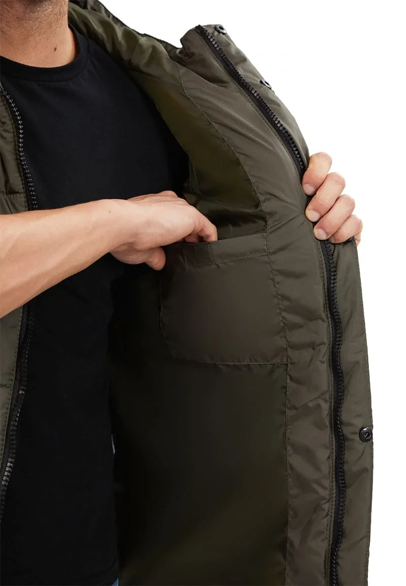 Жилет утеплённый "ДЕЛЬТА" , цвет: хаки, ткань: Дюспо - фото 4