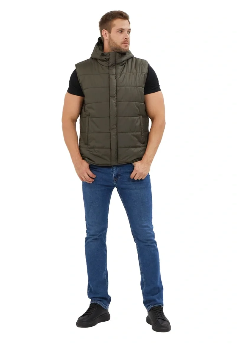 Жилет утеплённый "ДЕЛЬТА" , цвет: хаки, ткань: Дюспо - фото 7