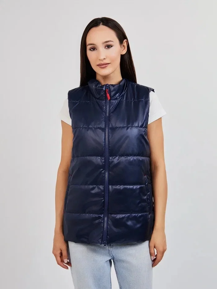 Жилет женский демисезонный MOGOTEX синий (22ШС48-1/193921) - фото 1