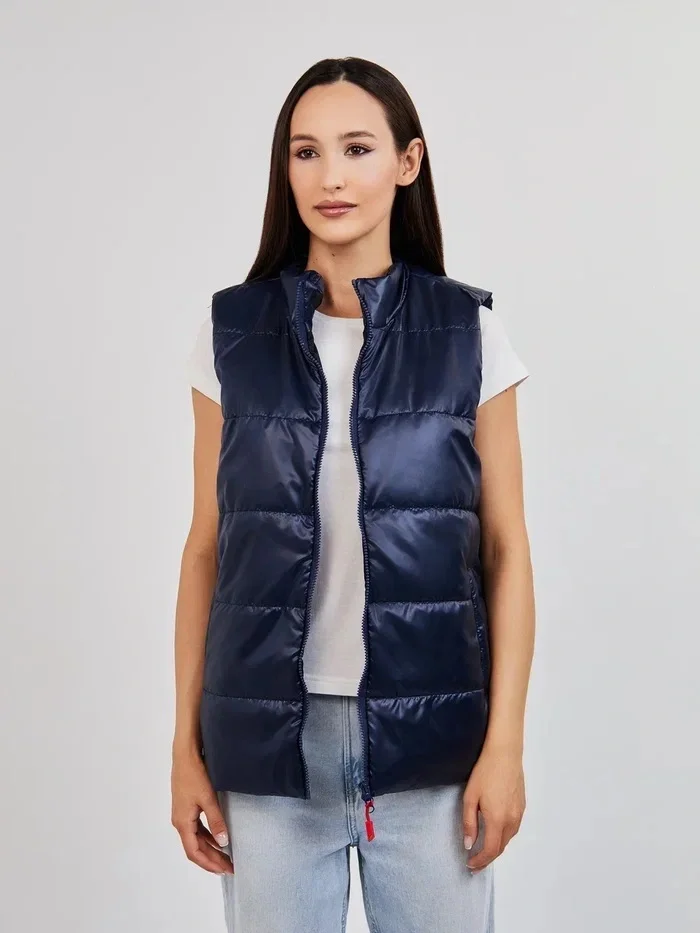 Жилет женский демисезонный MOGOTEX синий (22ШС48-1/193921) - фото 2