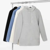 Анорак унисекс Oblako, светло-серый - фото 3