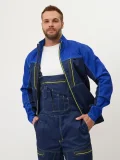 Куртка Волна-33 (35% хл.65% пэ), синий/васильковый - фото 10