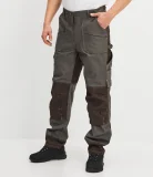 Брюки Канзас (тк.100% хлопок), хаки/коричневый - фото 5