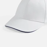 Бейсболка Buffalo, белая с темно-синим - фото 6