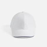 Бейсболка Buffalo, белая с темно-синим - фото 7