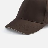 Бейсболка Buffalo, коричневая с бежевым - фото 8