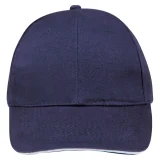 Бейсболка Buffalo, темно-синяя с белым - фото 3