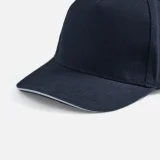 Бейсболка Long Beach, темно-синяя с белым - фото 14