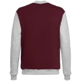 Бомбер College, бордовый - фото 3