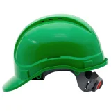 Каска защитная ЕЛАНПЛАСТ АЙ-ПРАЙМ КЛАССИК зеленая (пластиковое оголовье) - фото 2
