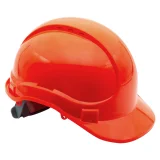 Каска защитная ЕЛАНПЛАСТ АЙ-ПРАЙМ СТАНДАРТ оранжевая (ленточное оголовье) - фото 1