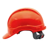 Каска защитная ЕЛАНПЛАСТ АЙ-ПРАЙМ СТАНДАРТ оранжевая (ленточное оголовье) - фото 2