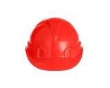 Каска защитная ЕЛАНПЛАСТ ЕВРОПА-ЛЮКС красная (ленточное оголовье, храповый механизм) - фото 3