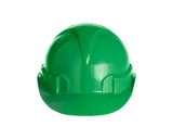 Каска защитная ЕЛАНПЛАСТ ЕВРОПА-ЛЮКС зеленая (ленточное оголовье, храповый механизм) - фото 3