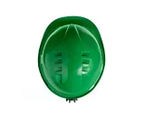 Каска защитная ЕЛАНПЛАСТ ЕВРОПА-ЛЮКС зеленая (ленточное оголовье, храповый механизм) - фото 8