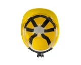 Каска защитная ЕЛАНПЛАСТ ЕВРОПА-ЛЮКС желтая (ленточное оголовье, храповый механизм) - фото 7