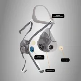 Комплект противопылевой DK-5500 (полумаска с фильтрами, беруши, перчатки), размер M, Jeta Safety - фото 5