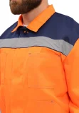 Костюм рабочий "Легион" оранжевый/т.синий - фото 8