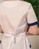 Костюм женский "Есения" белый с васильком - фото 15