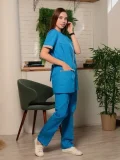 Костюм женский "Есения" голубой - фото 4