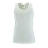 Майка женская Sporty TT Women, белая - фото 2