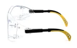 Очки защитные открытые поликарбонатные ЕЛАНПЛАСТ ПРАКТИК прозрачные (ОЧК301) - фото 4