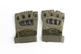 Перчатки тактические без пальцев "АЛЬФА"(ХАКИ)-К - фото 2