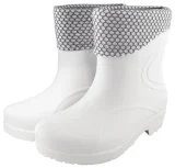 Полусапоги ЭВА ВИКТОРИЯ (ЖАНЕТТ) женские, утепленные (флис), белые - фото 1