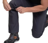 Брюки мужские "Люкс" серые модернизированного покроя с усиленными карманами - фото 8