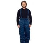 Брюки мужские утеплённые "Стандарт" тёмно-синие - фото 2