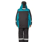 Брюки женские утеплённые "Бренд" тёмно-серые - фото 10