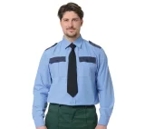 Галстук форменный на мягкой резинке с регулируемой длиной чёрный - фото 2