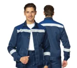 Костюм мужской "Пантеон СОП" синий/василёк (куртка и брюки) - фото 1