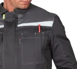 Костюм мужской "Профессионал 1" тёмно-серый/светло-серый (куртка и брюки) - фото 13