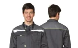 Костюм мужской "Профессионал 1" тёмно-серый/светло-серый (куртка и брюки) - фото 17