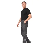 Костюм мужской "Профессионал 1" тёмно-серый/светло-серый (куртка и брюки) - фото 7