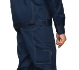 Костюм мужской летний "Профессионал 2 СОП" тёмно-синий/бежевый (куртка и полукомбинезон) - фото 12