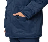 Костюм мужской утеплённый "Стандарт СОП" тёмно-синий/василёк (куртка и брюки) - фото 12